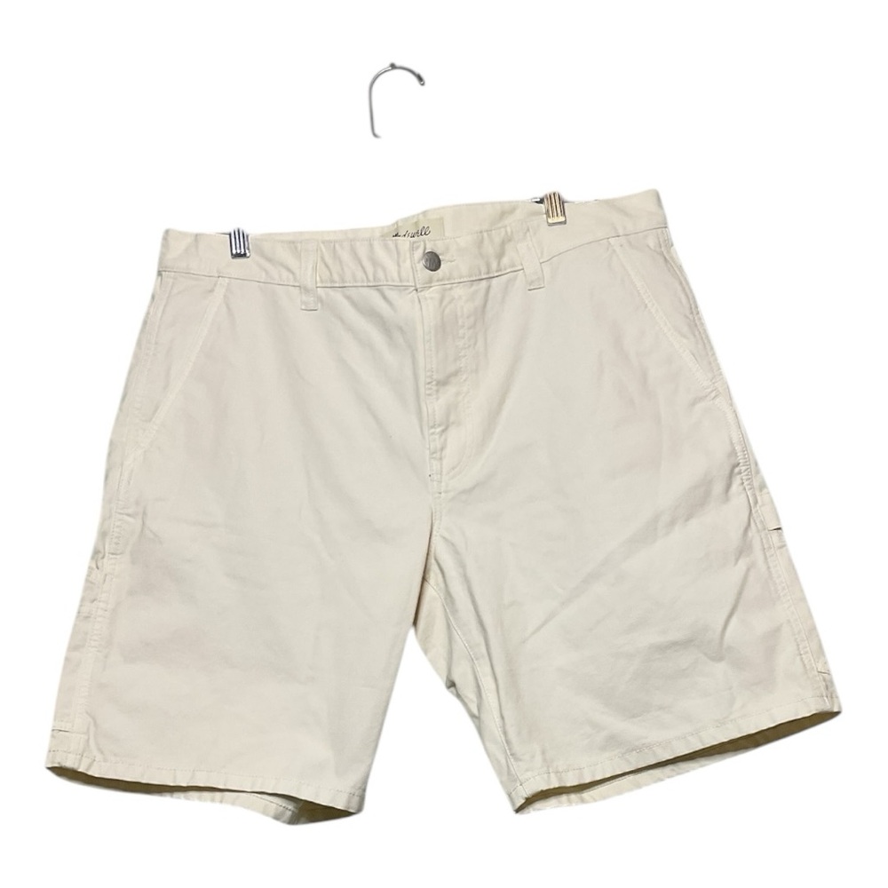 Men’s Madewell Garment-dyed workwear shorts, size 35